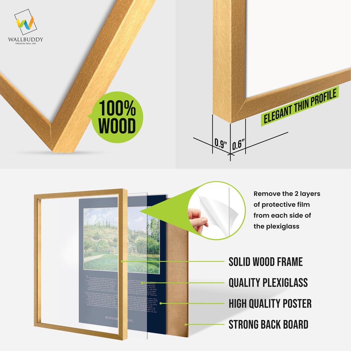 If Rudyard Kipling Poem Impressionist Landscape Literary Quote Poster - Image 2