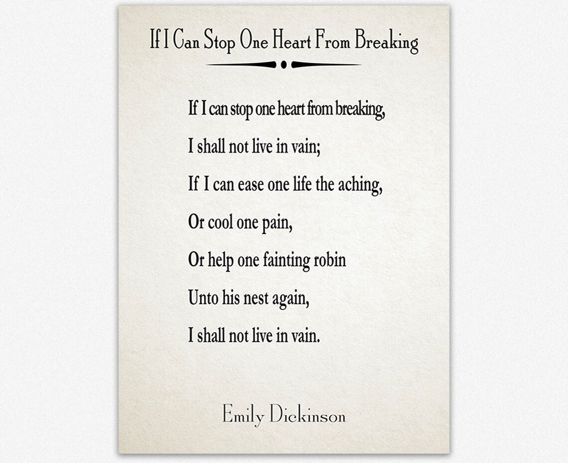 Emily Dickinson Poem Art Print, Literary Quote - Image 2