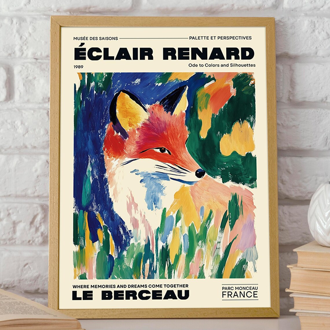 Clair Renard Fox Exhibition Travel Art Poster - Image 2