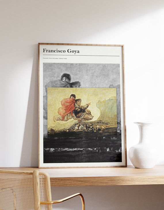Francisco Goya Art Print Exhibition Poster Modern Wall Nouveau Eclectic