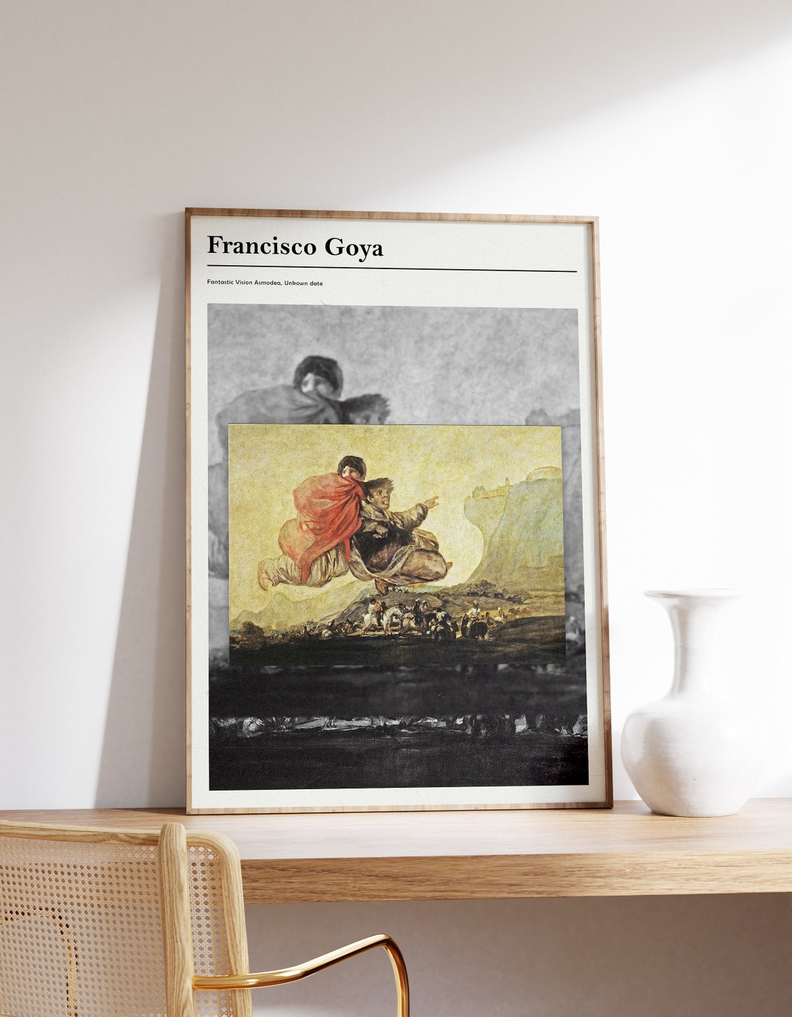 Francisco Goya Fantastic Vision Asmodea Classic Painting Art Poster