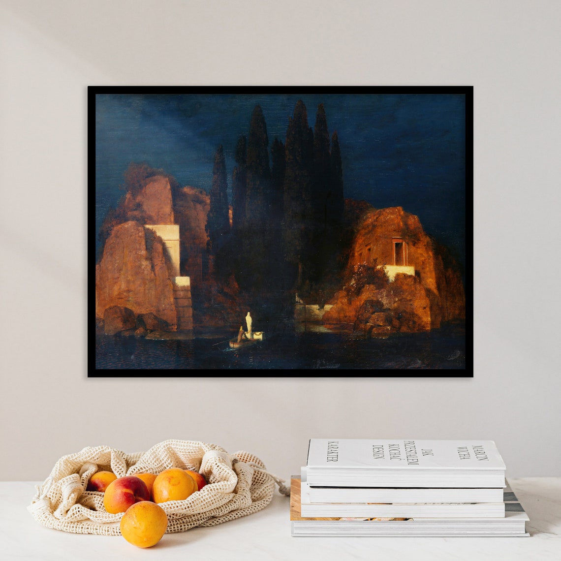 Arnold Bocklin 1880 Island Of The Dead Symbolist Landscape Poster