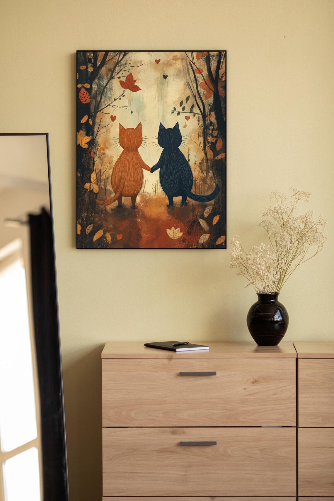 Romantic Cat Couple, Valentines Day Love Theme - Image 4