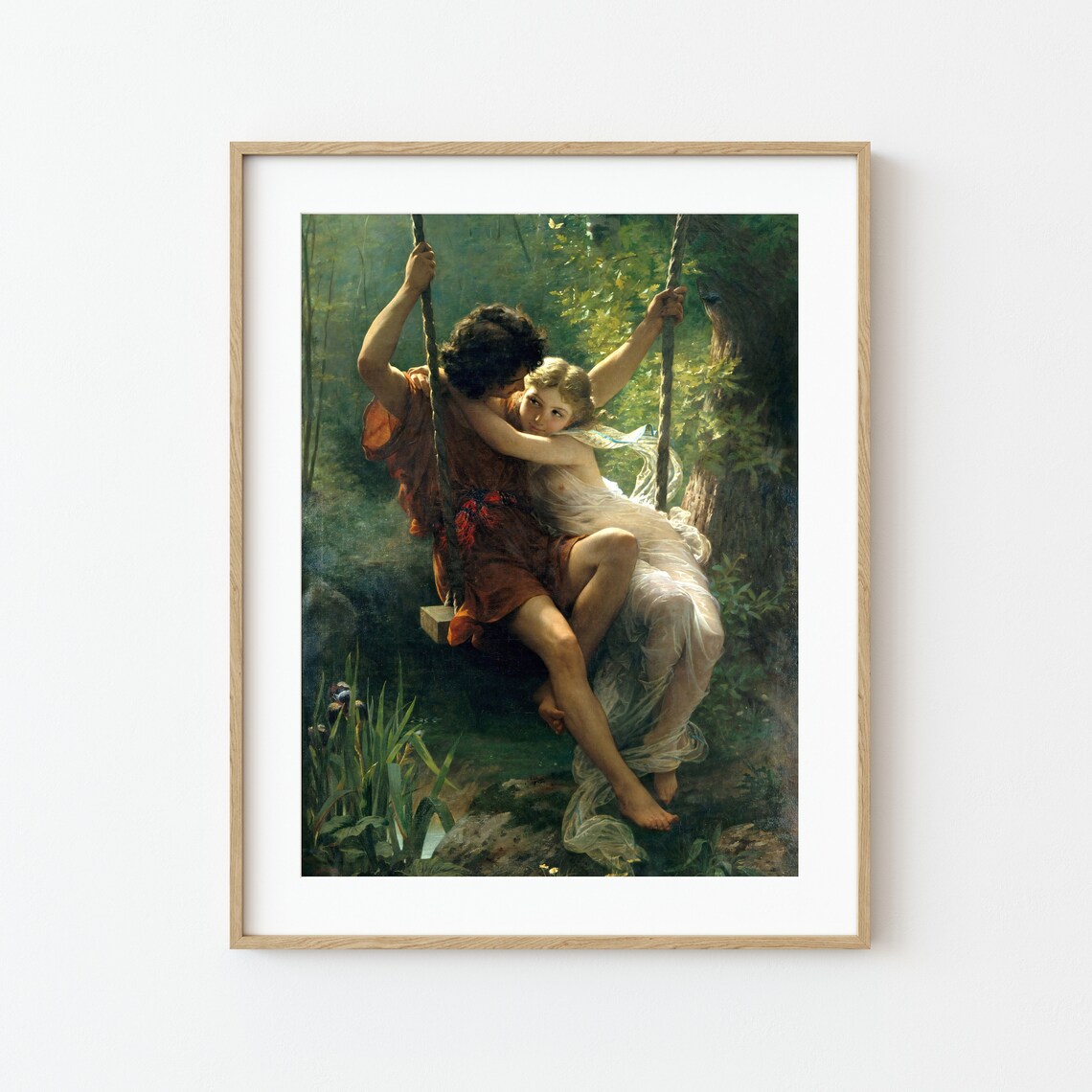 Springtime by Pierre Auguste Cot, Vintage Portrait Print - Image 3