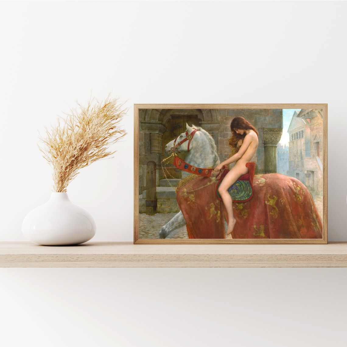 Lady Godiva by John Collier, Pre-Raphaelite Art Print - Image 2