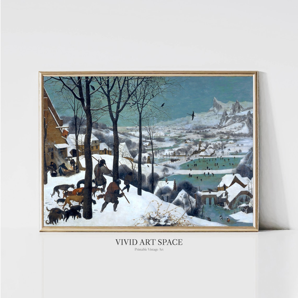 Pieter Bruegel the Elder Hunters in the Snow Winter Art Print
