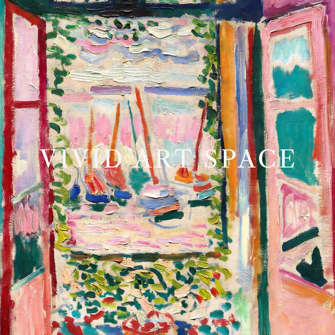 Henri Matisse Open Window Abstract Poster Print - Image 3