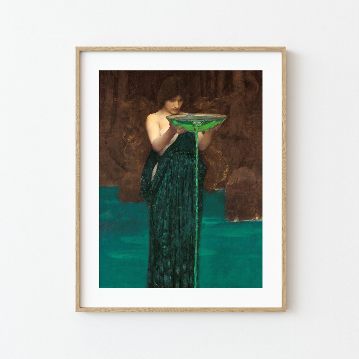 Circe Invidiosa by John William Waterhouse, Art Print