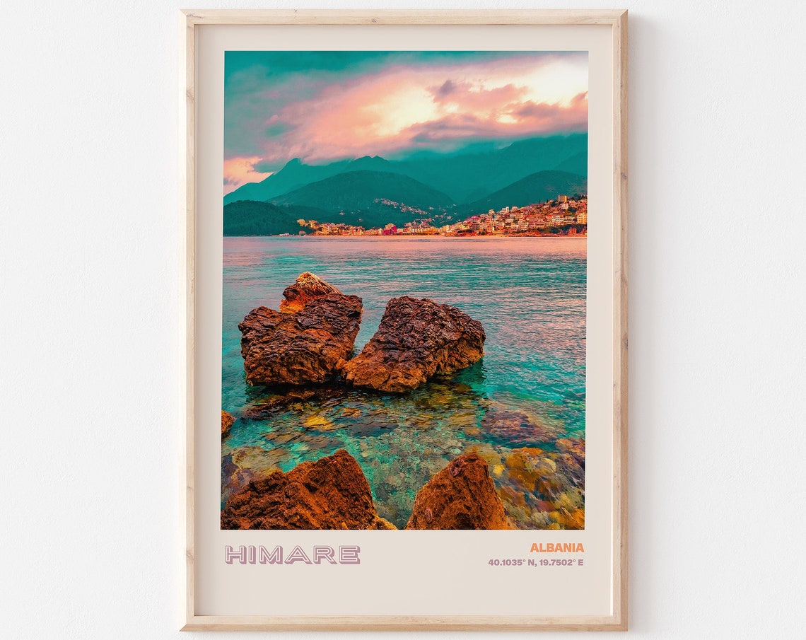 Himare Travel Poster Himare Print Himare Photo Print Himare Wall Decor Himare Travel Art Himare Himare Picture Himare 5