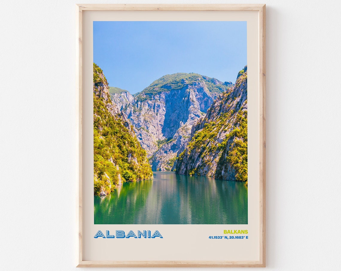 Albania Travel Poster Albania Print Albania Photo Print Albania Wall Decor Albania Travel Art Albania Albania Picture Albania 5