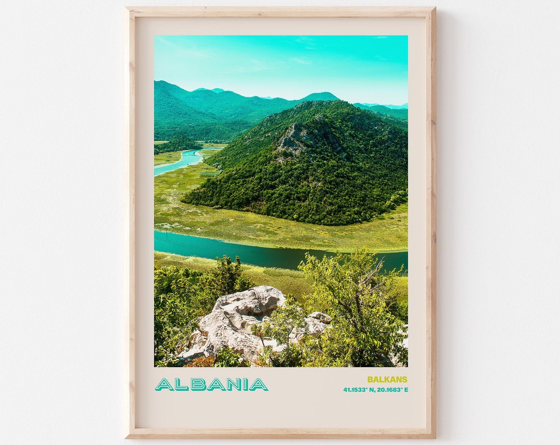 Albania Travel Poster Albania Print Albania Photo Print Albania Wall Decor Albania Travel Art Albania Albania Picture Albania 14