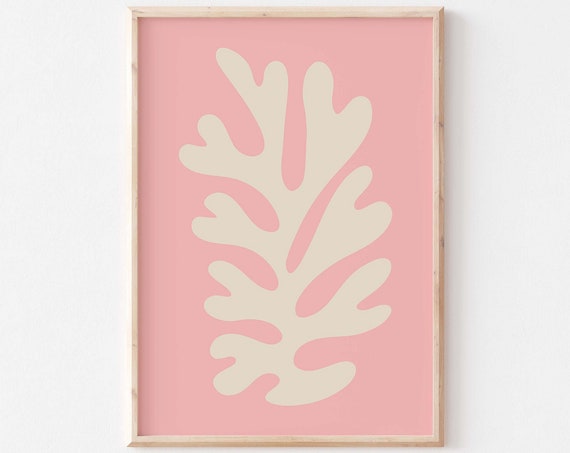 Light Pink Matisse Inspired Art Matisse Cut Outs Matisse Inspired Prints Henri Matisse A5 A4 A3 A2 Gallery Wall Exhibition Museum