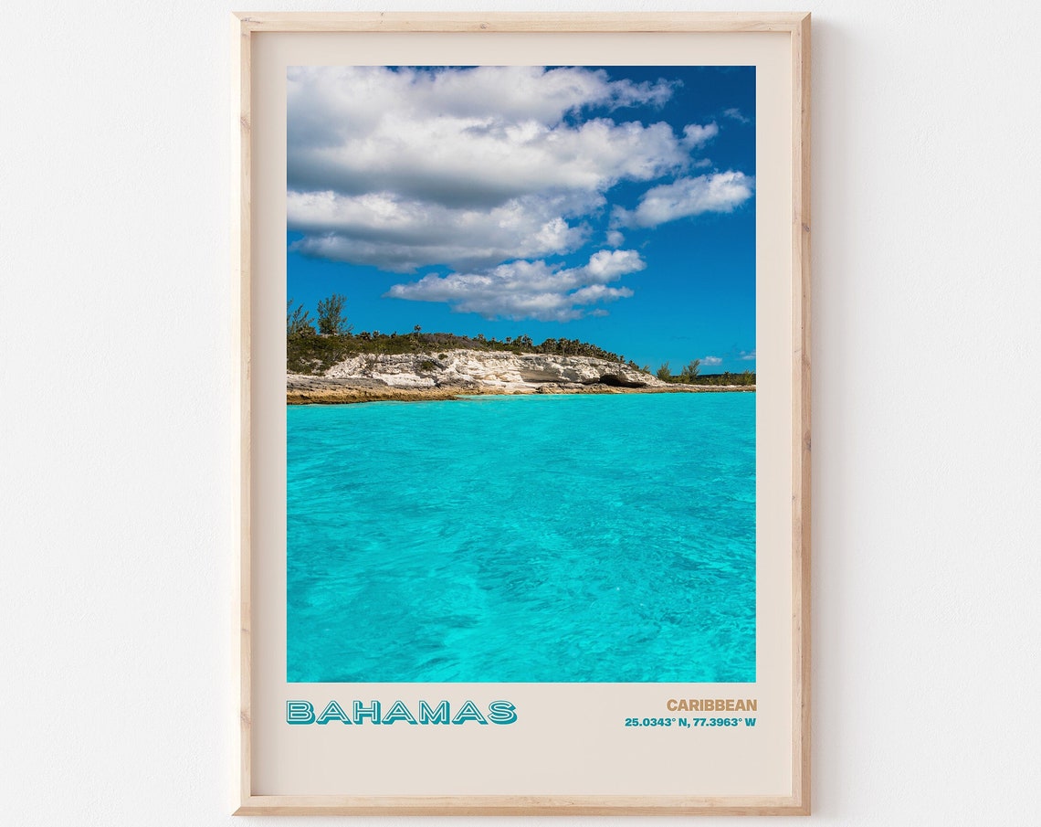 Bahamas Travel Poster Bahamas Print Bahamas Photo Print Bahamas Wall Decor Bahamas Travel Art Bahamas Bahamas Picture Bahamas 2