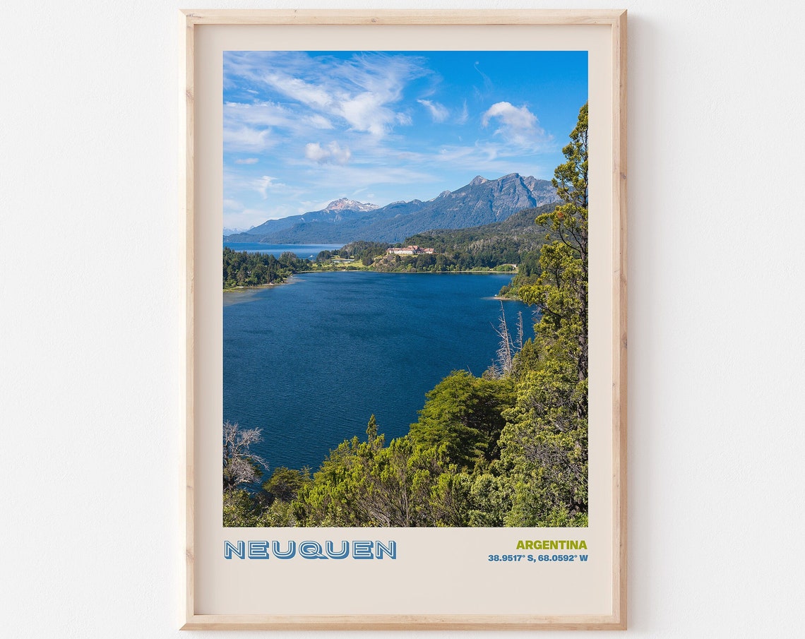 Neuquen Travel Poster Neuquen Print Neuquen Photo Print Neuquen Wall Decor Neuquen Travel Art Argentina Picture Neuquen 2