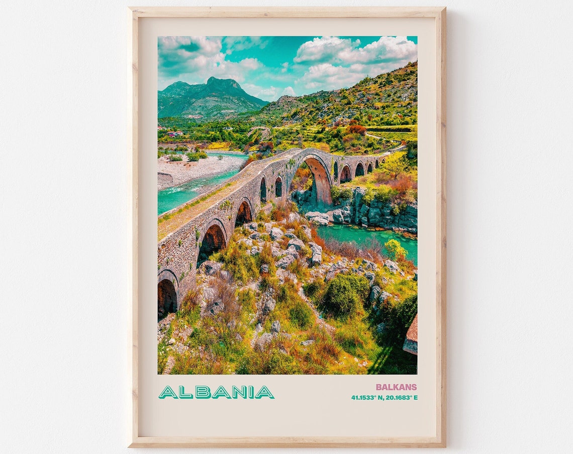 Albania Travel Poster Albania Print Albania Photo Print Albania Wall Decor Albania Travel Art Albania Albania Picture Albania 15