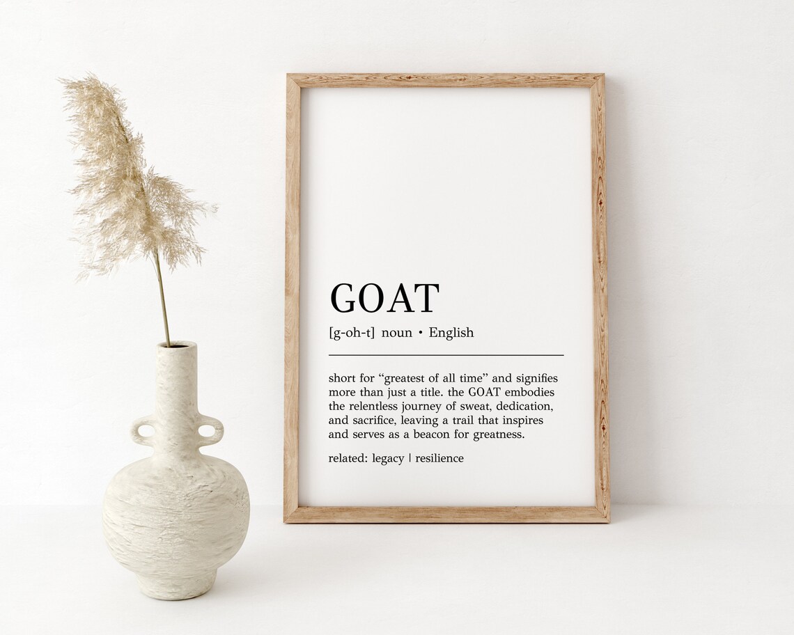 Goat Definition Art Print, Office Decor Gift - Image 4
