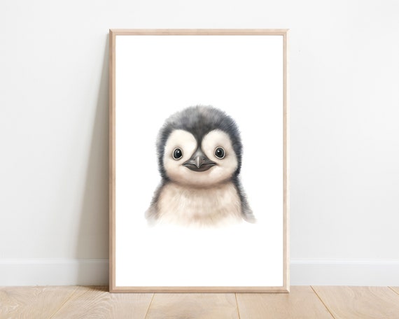 Penguin Nursery Print Arctic Animal Nursery Decor Penguin Nursery Decor Print Penguin Nursery Wall Art Baby Penguin Print
