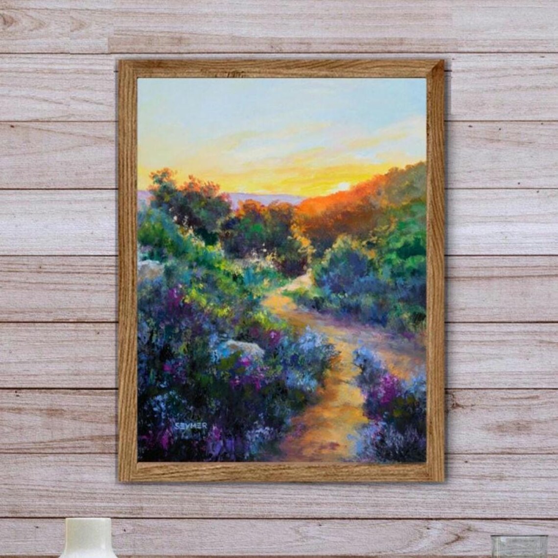 Tuscany Summer Landscape, Contemporary Art Print