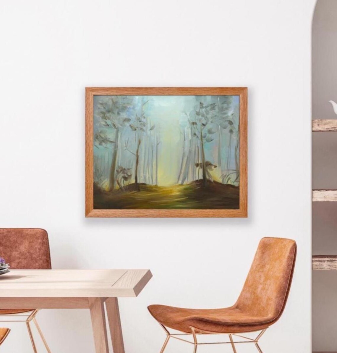 Twilight Forest Art Print, Surreal Dreamscape