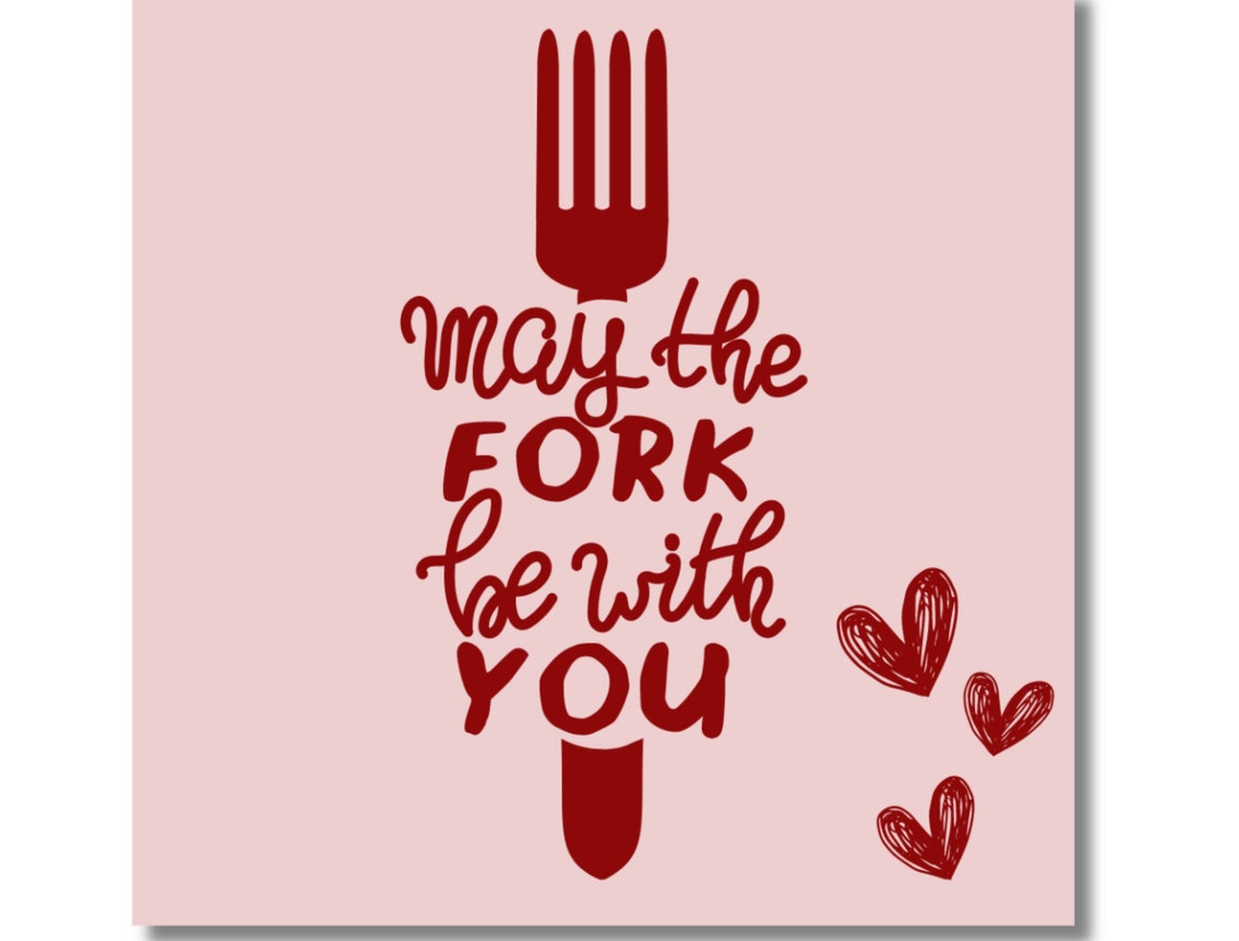 Aesthetic Kitchen Decor Cute Cooking Art Kitchen Wall Art Print Minimalist Heart Print Red Chef Art Print The Original - Image 2
