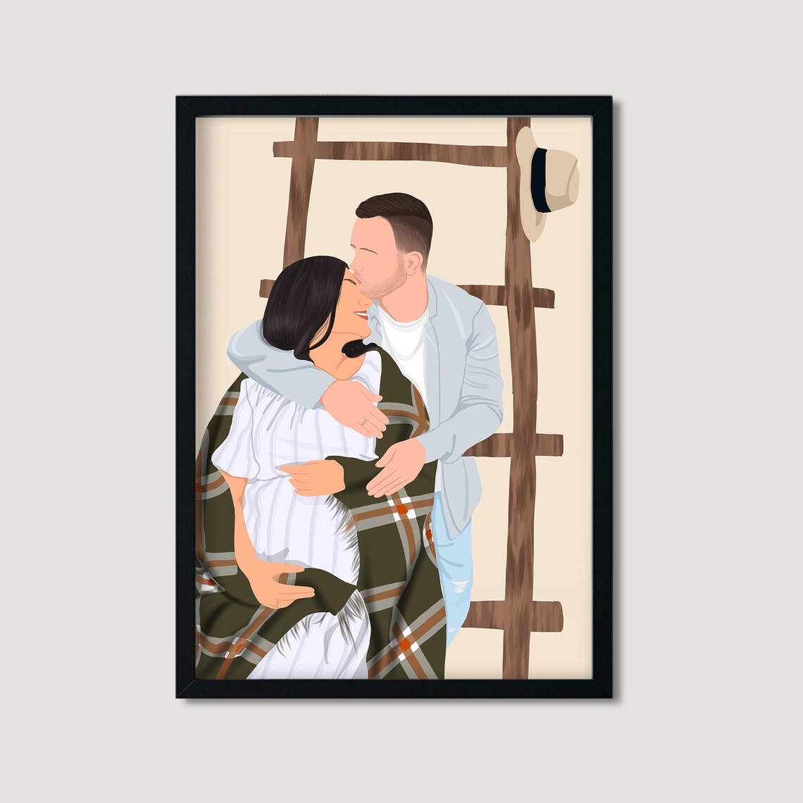 Personalized Faceless Portrait, Artistic Flair - Image 3