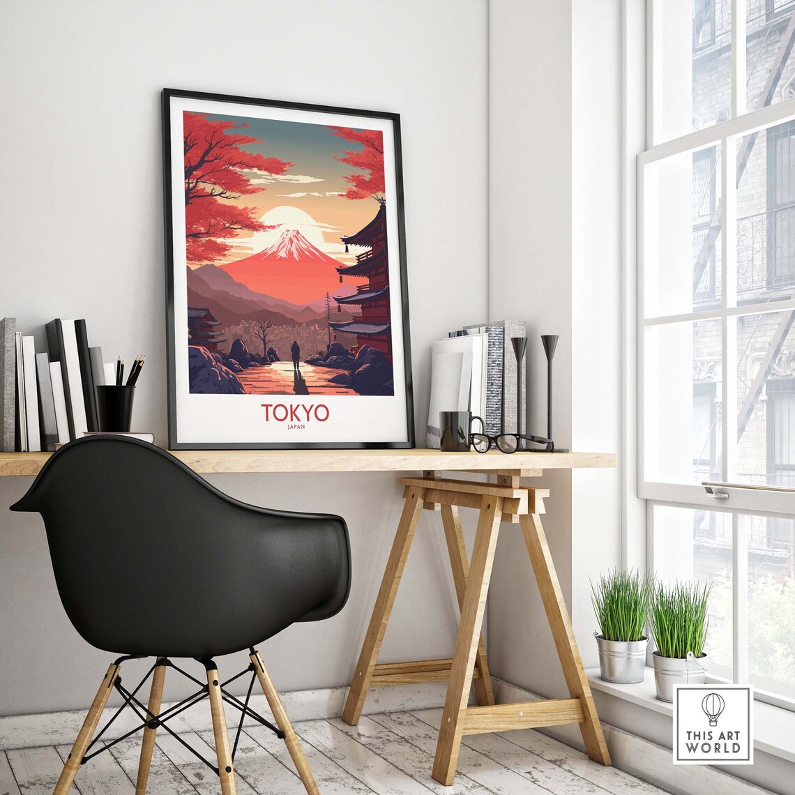 Tokyo Travel Print, Asia Wall Art Poster - Image 4