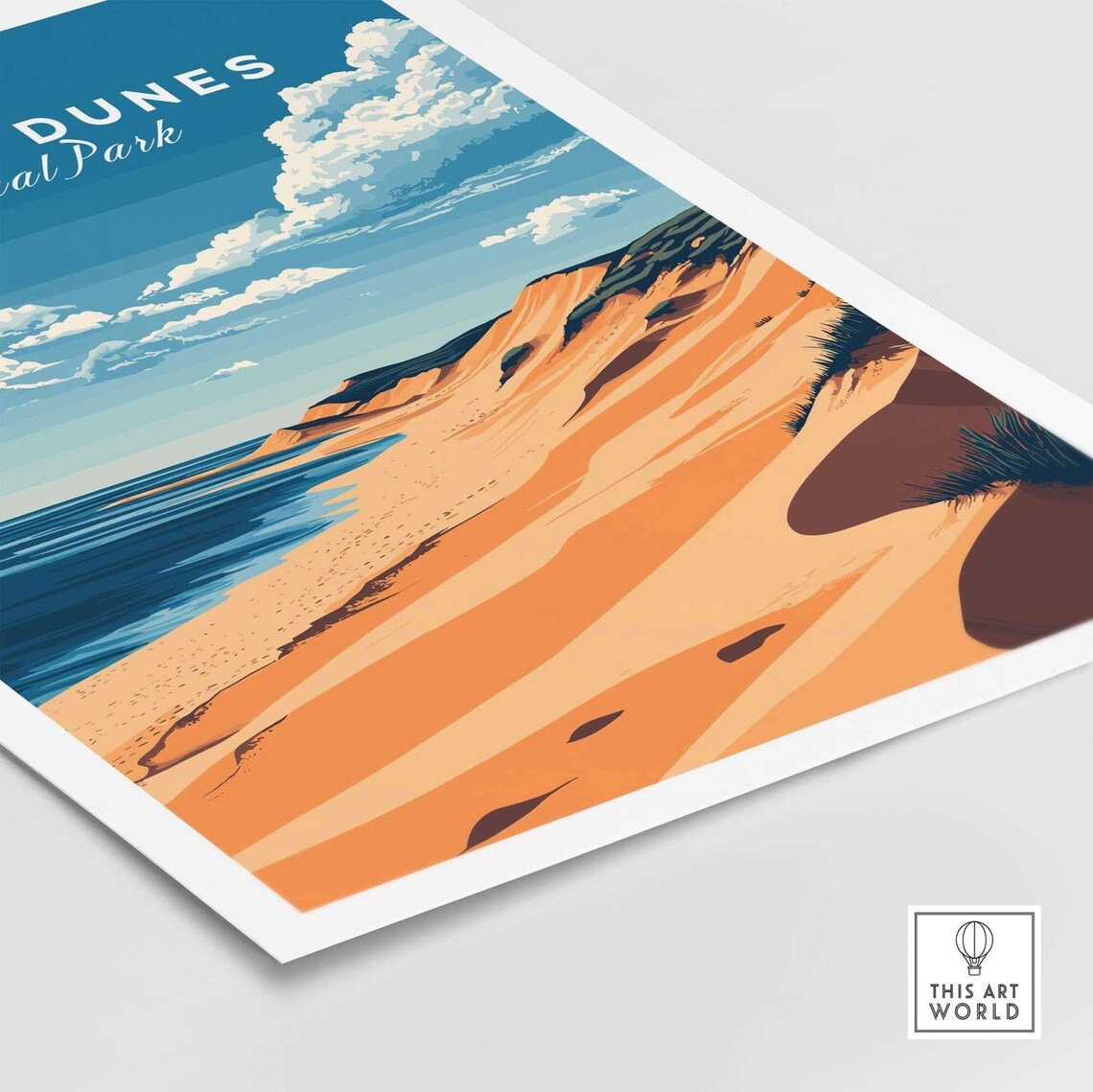 Indiana Dunes Travel Poster, National Park - Image 5