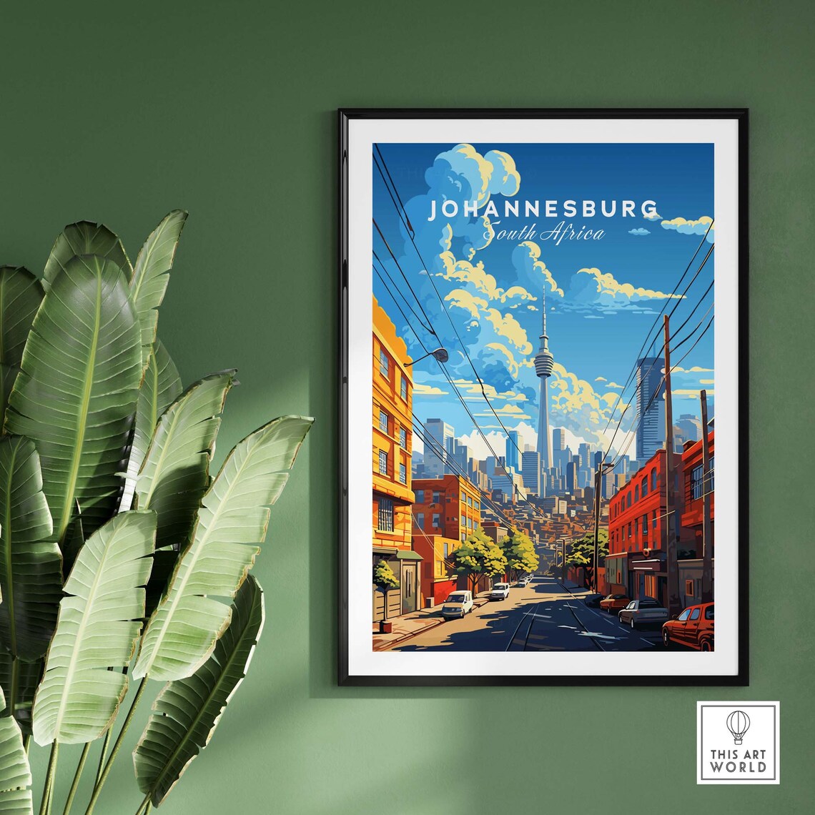 Johannesburg Travel Poster Art Print, Home Decor - Image 2
