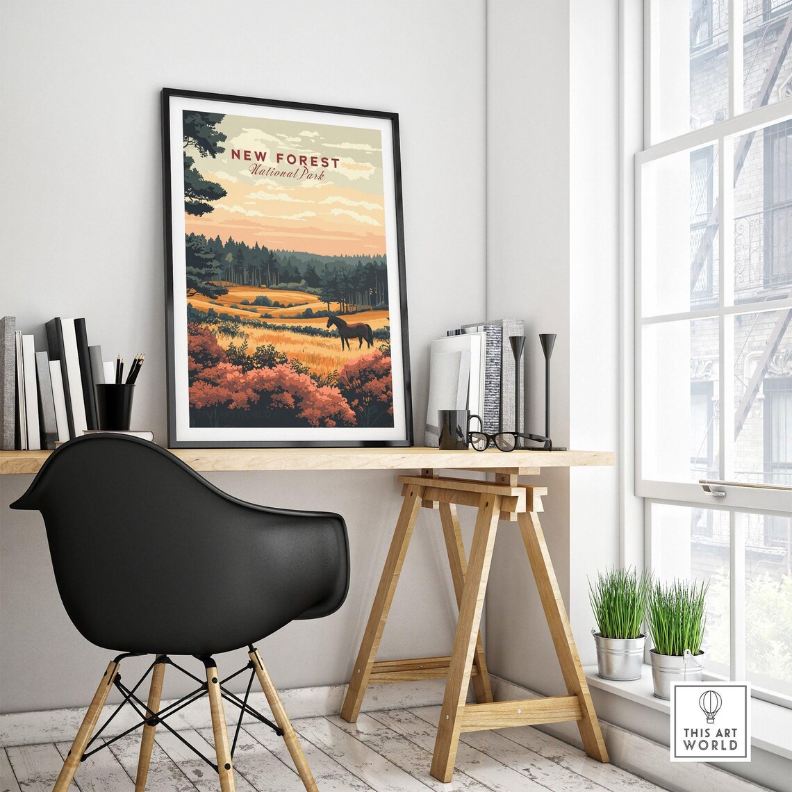 New Forest England National Park Travel Poster - Image 4