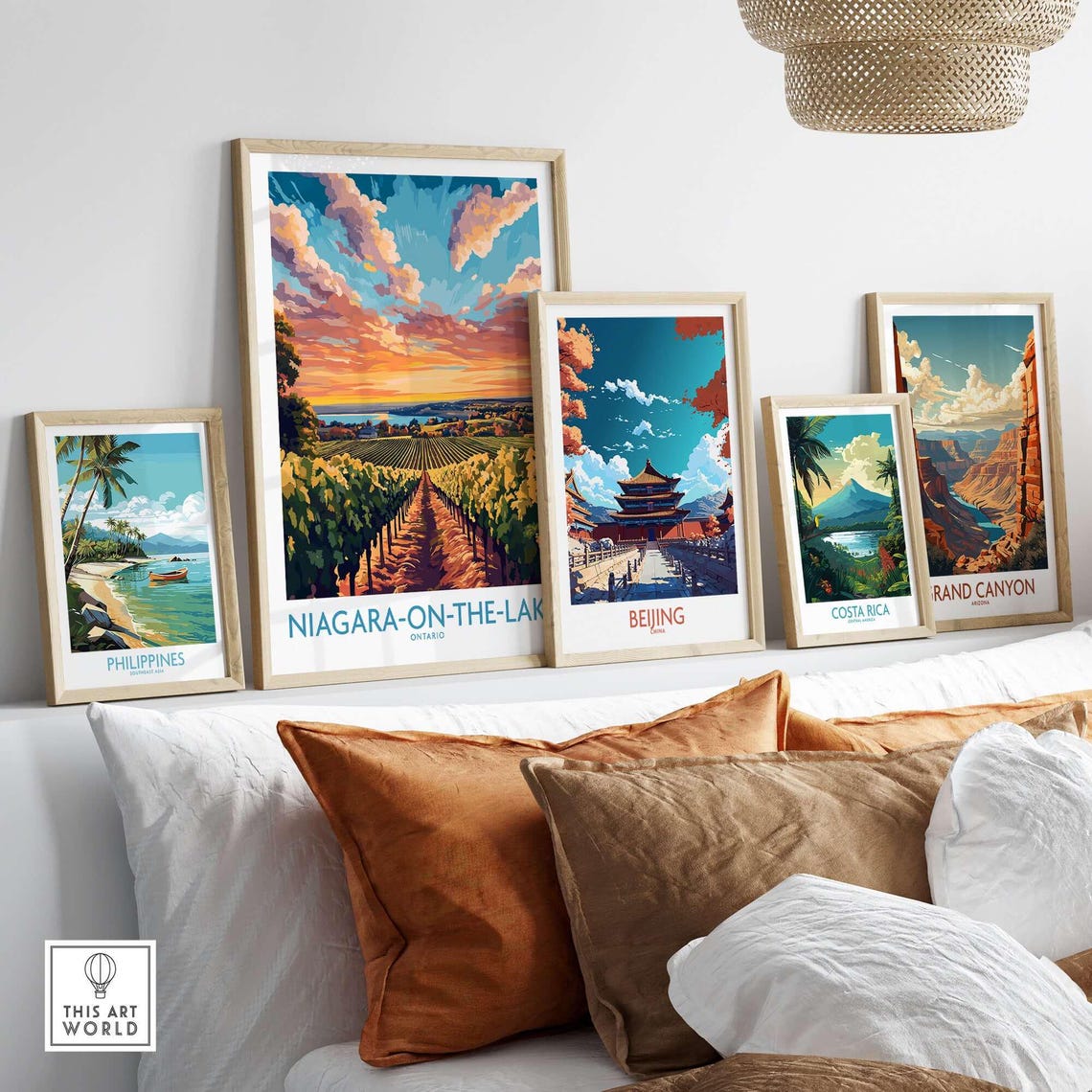 Niagara On The Lake Art Print, Vineyards - Image 3