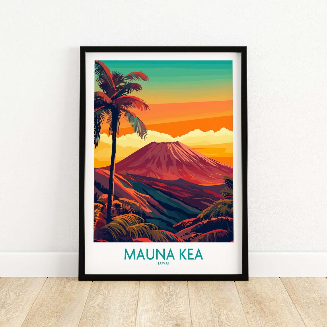 Mauna Kea Sunset Art Print, Hawaii Volcano - Image 5