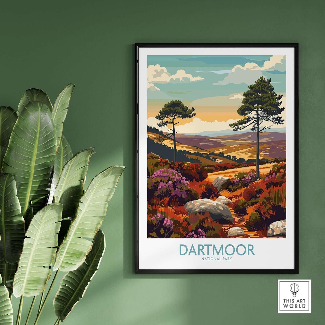 Dartmoor National Park Poster Print, Nature Decor - Image 2