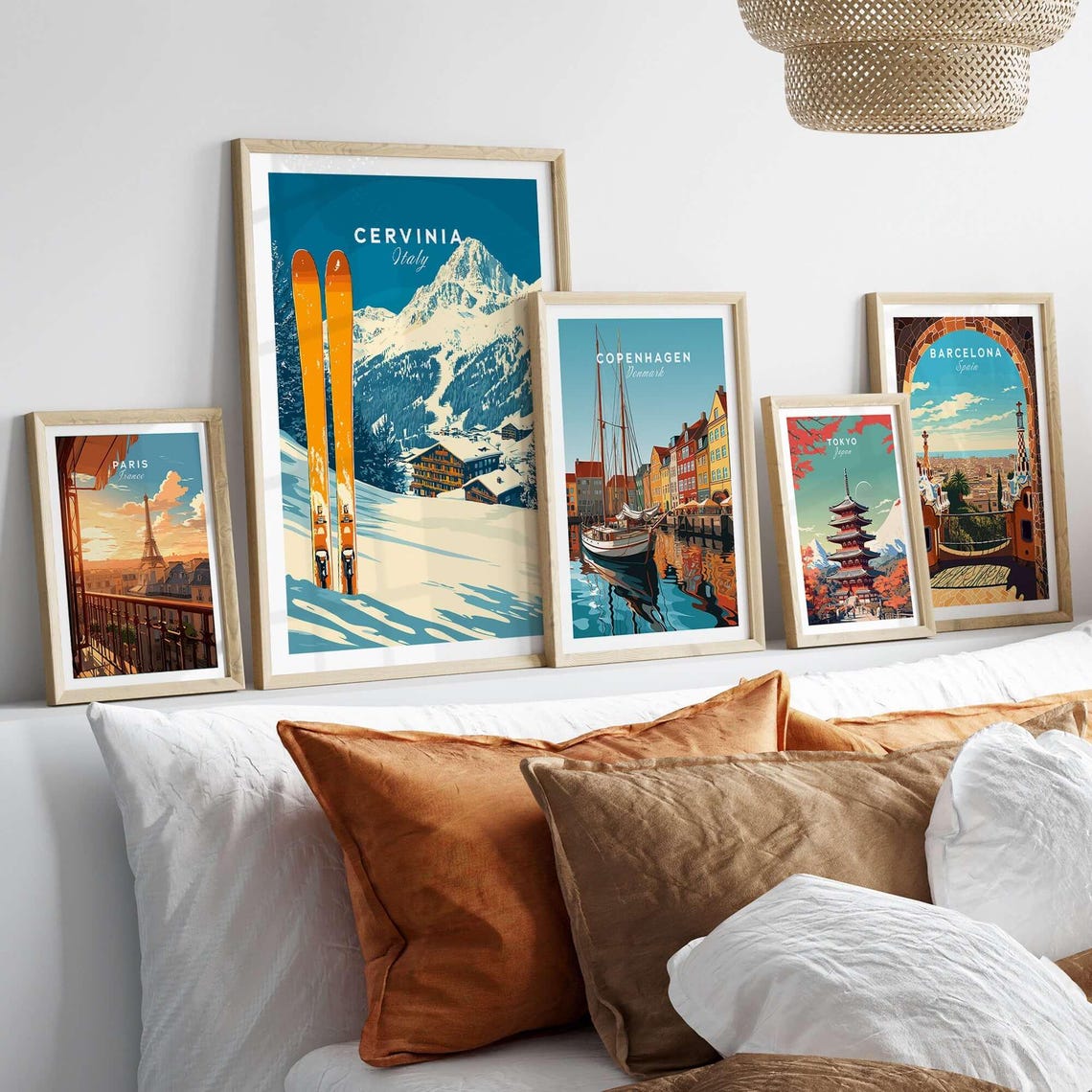 Cervinia Travel Poster, Ski Resort Adventure - Image 3