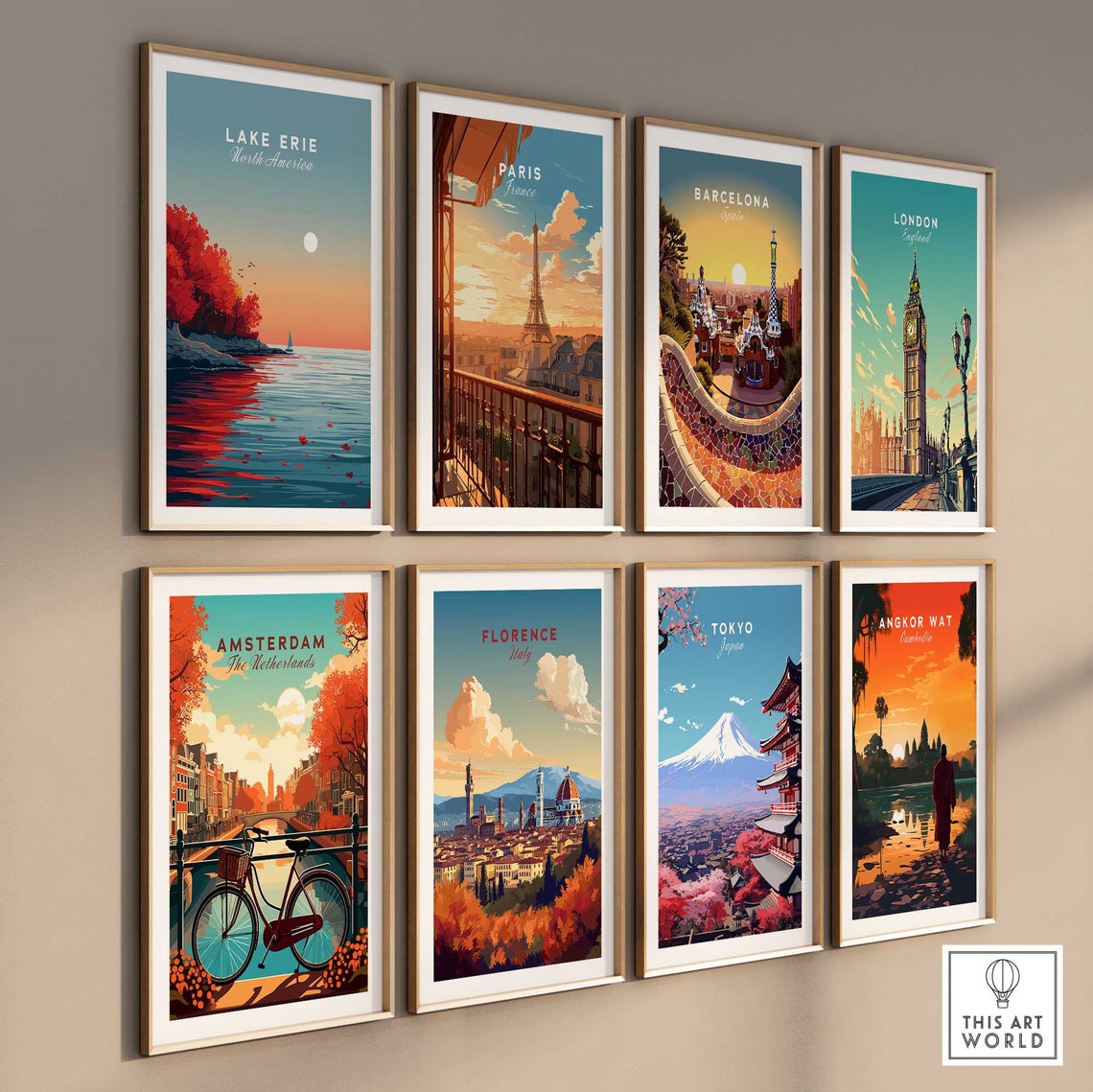 Lake Erie Wall Art Travel Print Lake Erie Wall Art Poster Lake Erie Gift Home Decor Art Lover Gift Lake Erie Artwork - Image 3