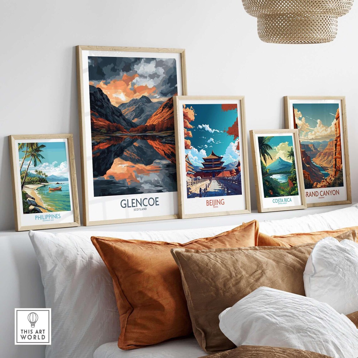 Glencoe Wall Art Poster, Scotland Housewarming Gift - Image 3