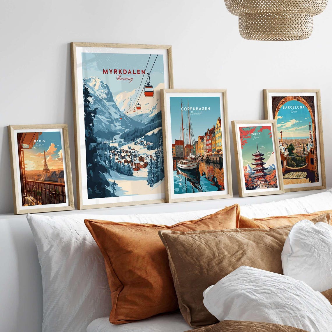 Myrkdalen Ski Poster, Winter Enthusiast Art Print - Image 3