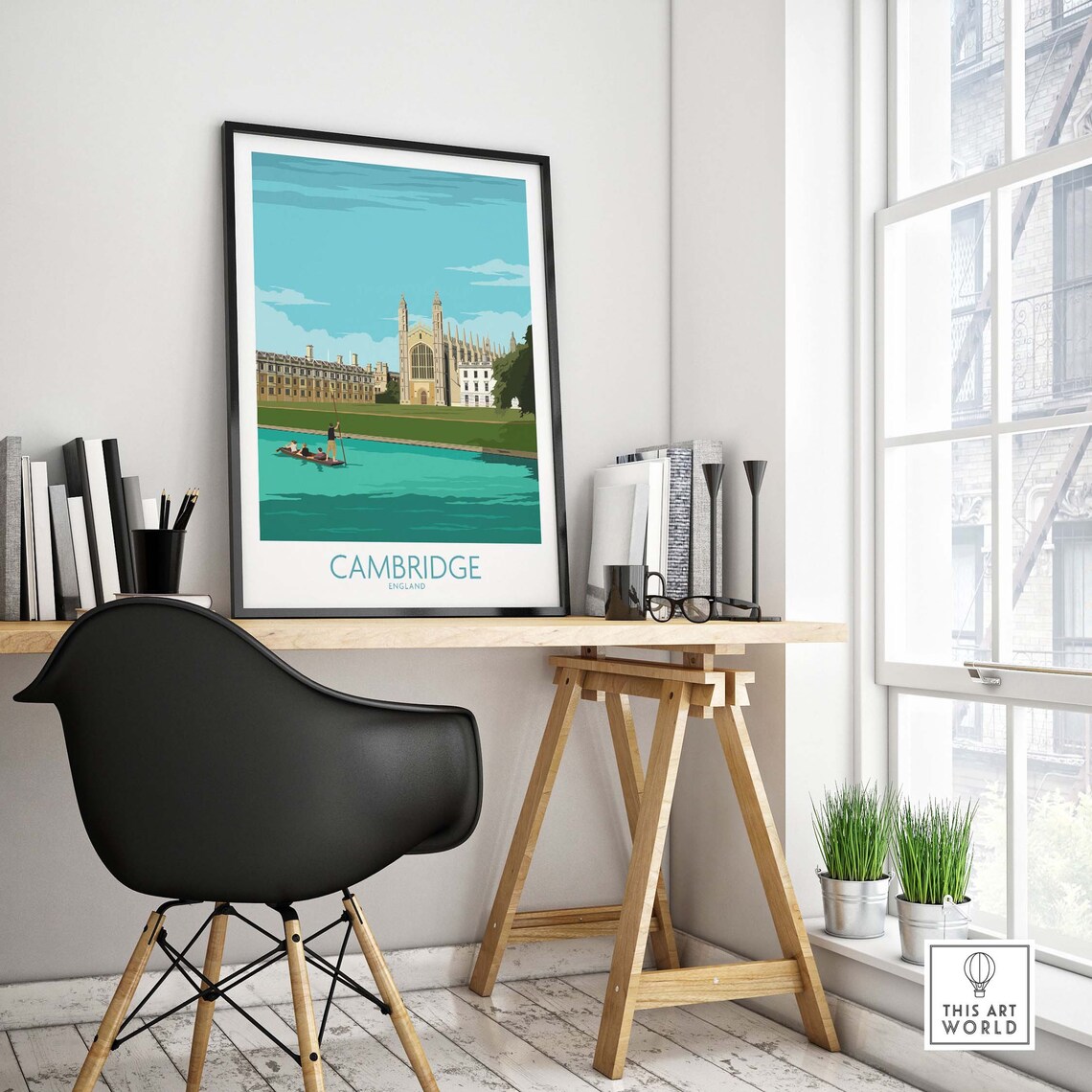 Cambridge Poster Print, University Wall Art - Image 4