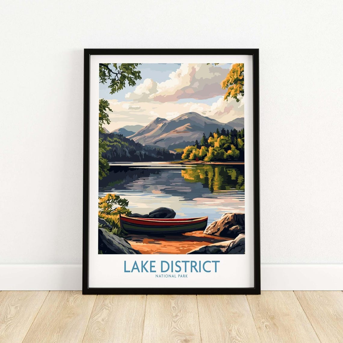 Lake District Art Print, Cumbria England - Image 5