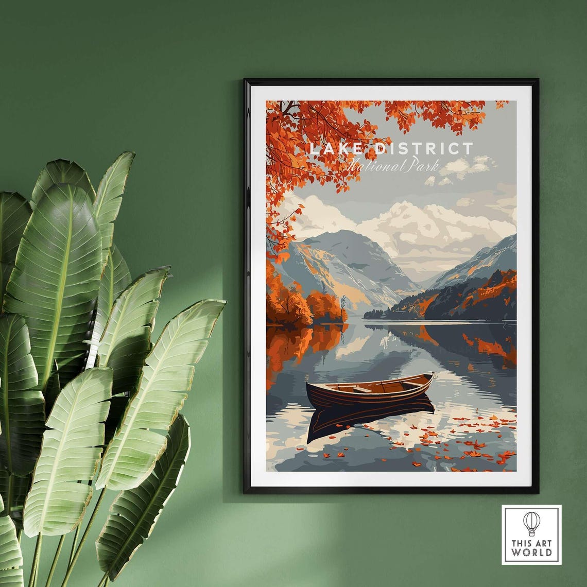 Lake District England - Vintage Travel Poster - Image 2