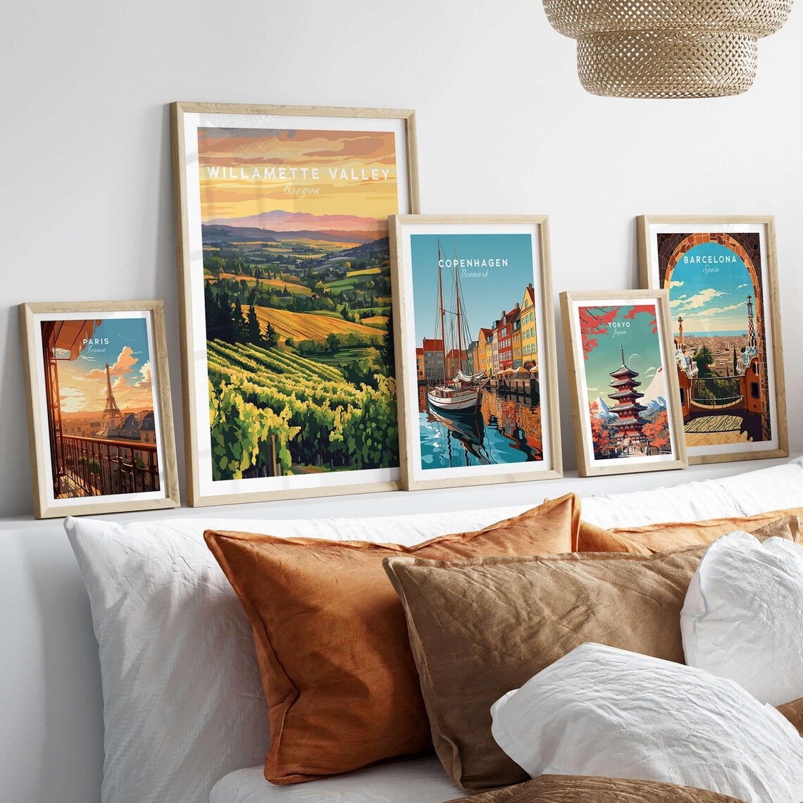 Willamette Valley Wine Country Gift Illustration - Image 3