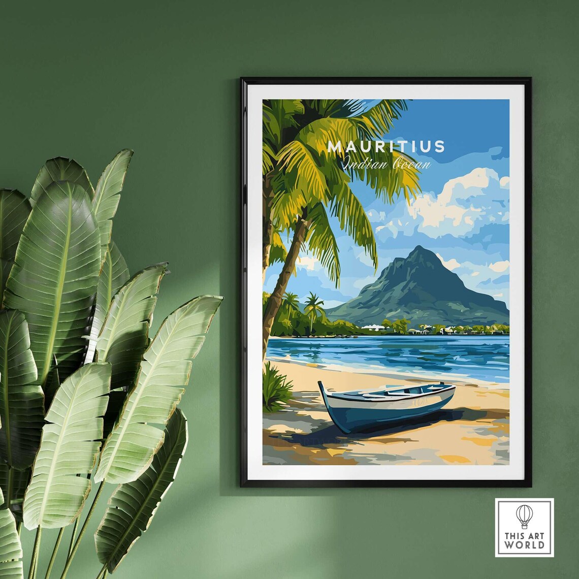 Mauritius Seascape, Tropical Island Decor - Image 2