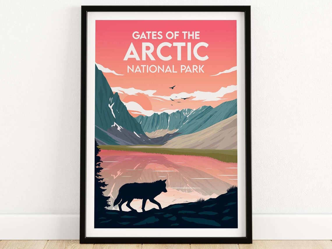 Gates of the Arctic Travel Poster, National Park - Image 4