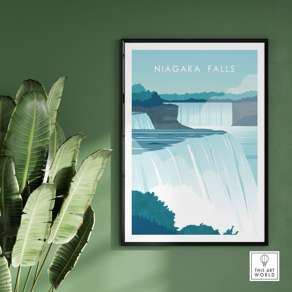 Niagara Falls Travel Poster Art Print, Wall Decor - Image 3