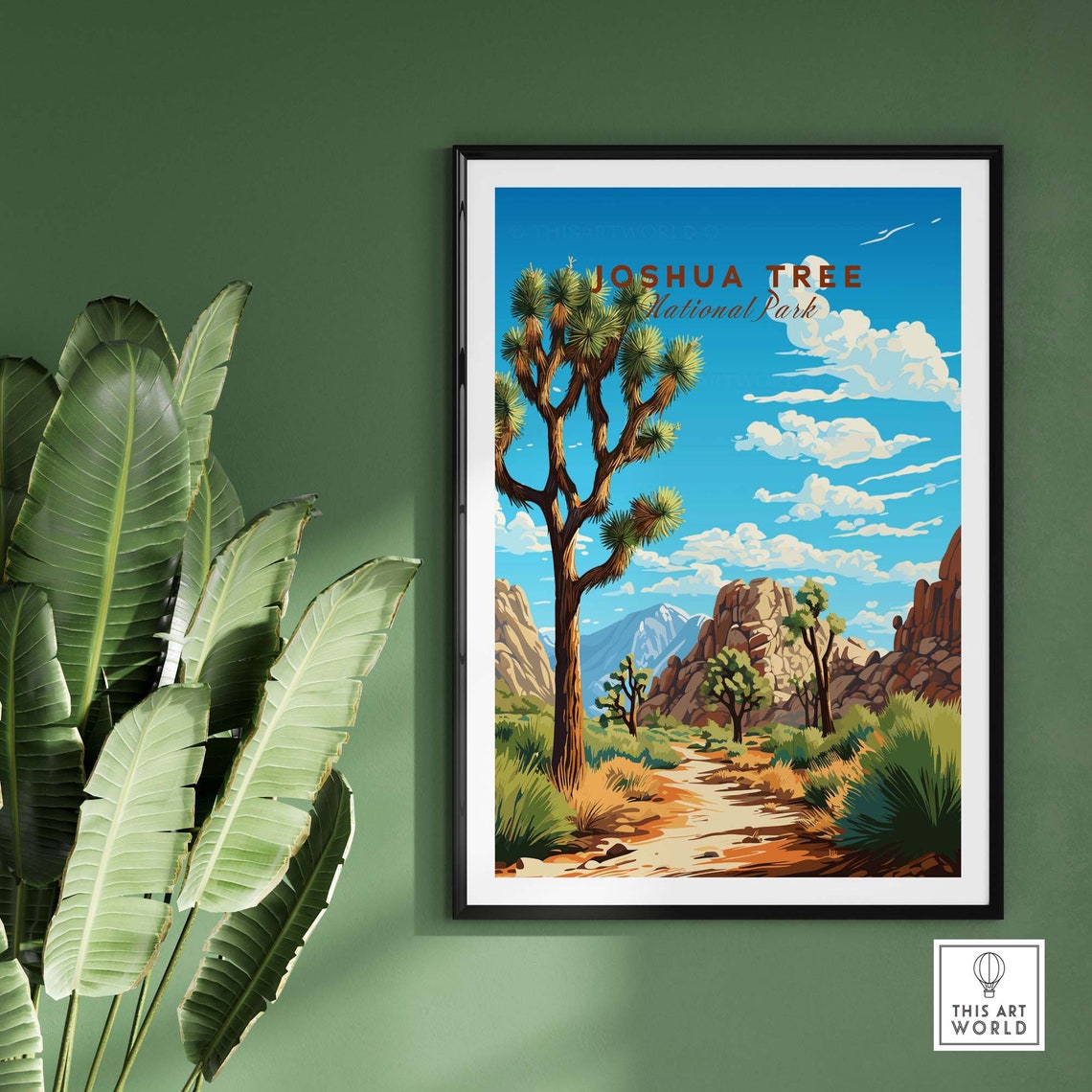 Joshua Tree National Park Desert Trail Rock Formation Poster - Image 2