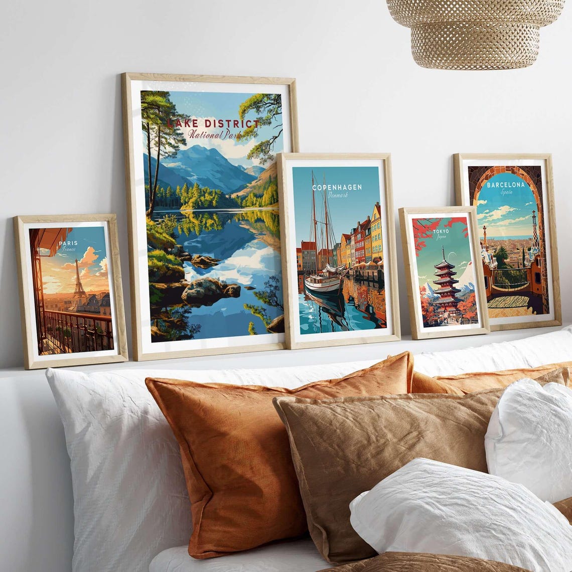 Lake District Travel Poster, Home Decor Artwork - Image 3