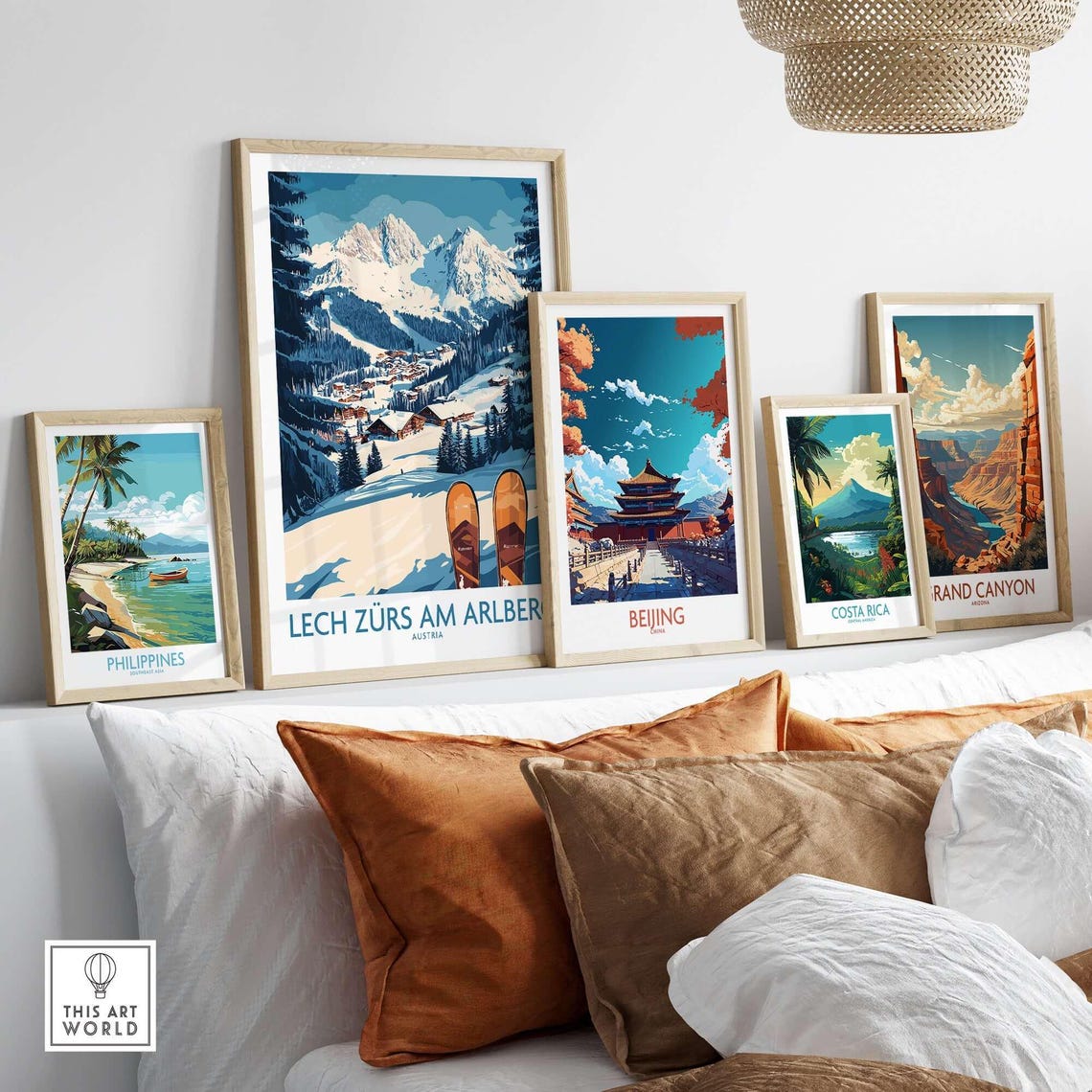 Winter Sports Art Print, Gift For Skier - Image 3