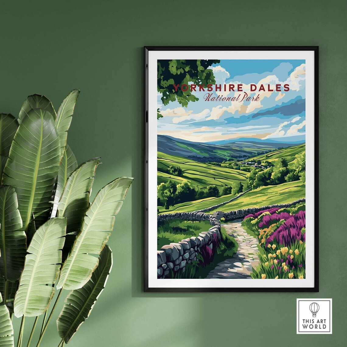 Yorkshire Dales House Decoration, England Art Print - Image 2
