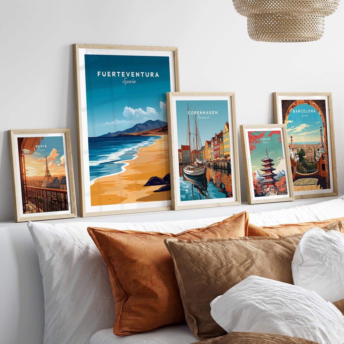 Fuerteventura Travel Poster, Spain Canary Islands - Image 3