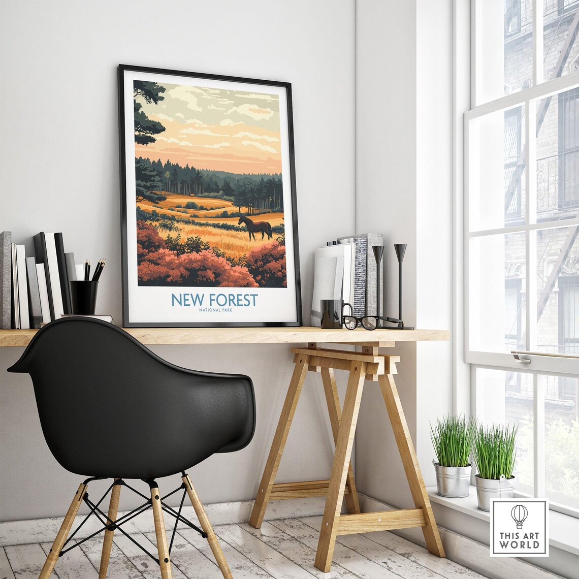 New Forest England National Park, Travel Poster - Image 4