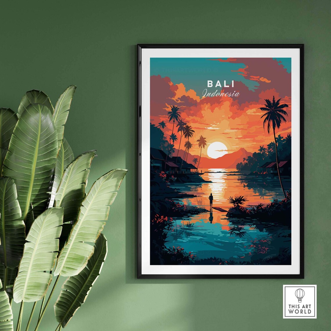 Bali Travel Poster, Birthday or Anniversary Gift - Image 2
